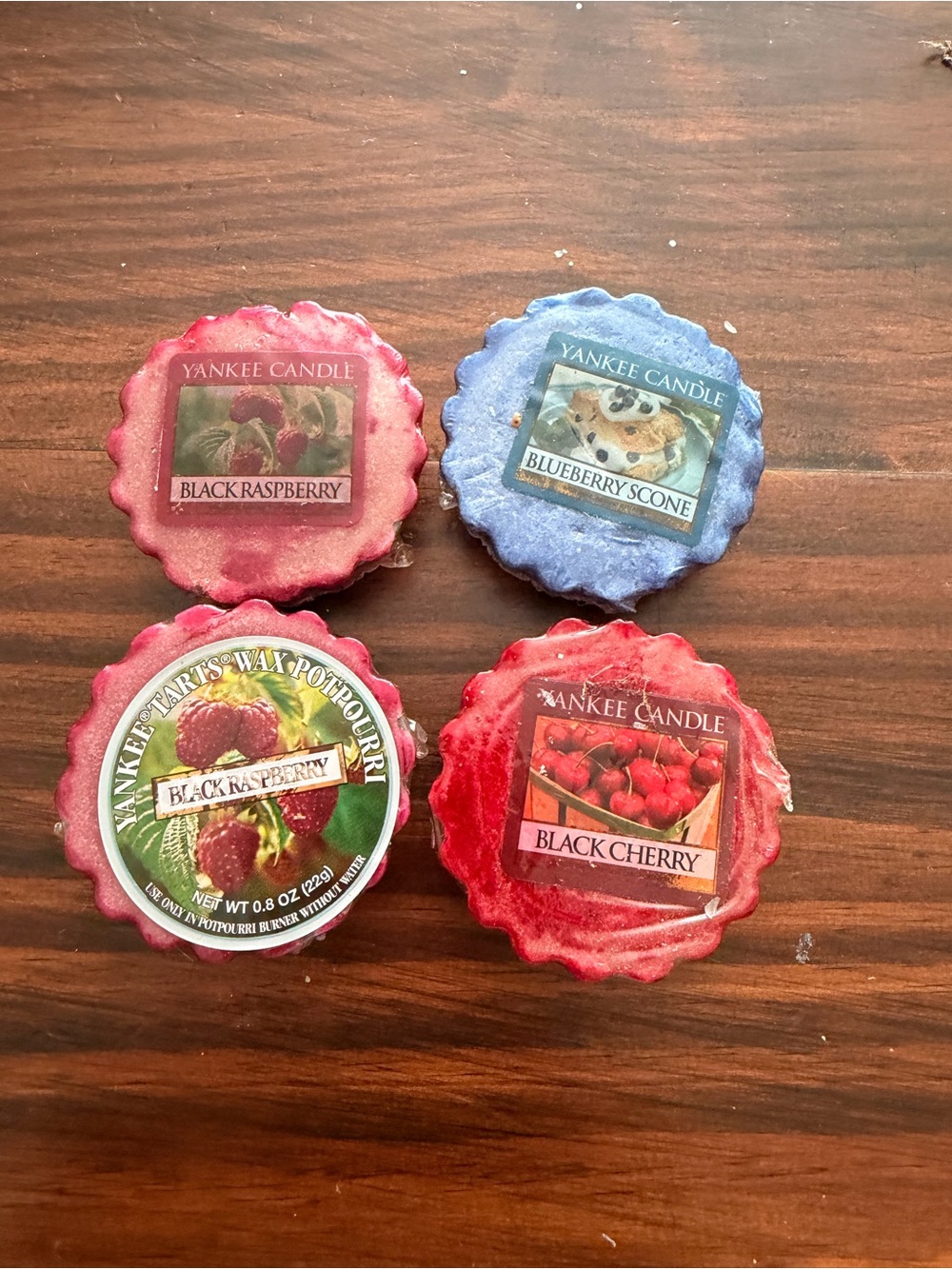 Yankee candle wax tarts fruity scents